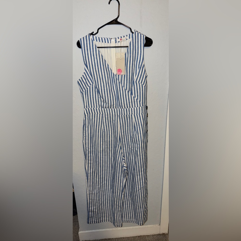 Boden - Dorothea Linen Jumpsuit NWT
